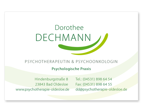 Dorothee Dechmann Psychotherapeutin und Psychoonkologin, Bad Oldesloe